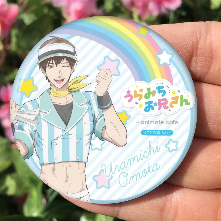 Kayou Anstecknadel Anime Uramichi Oniisan, rund - Bild 3