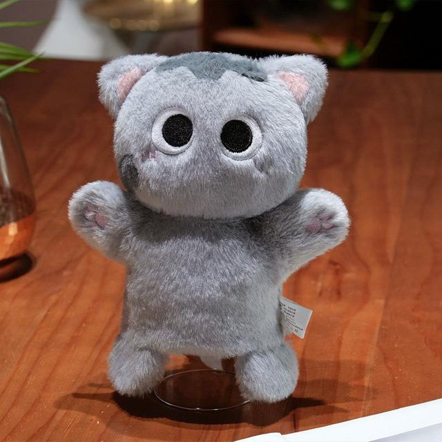 Cartoon Siamese Katze Handpuppe, Plüschpuppe, 30cm, ab 14 Jahren - Bild 1