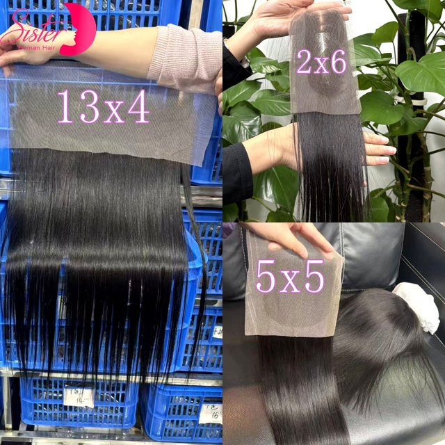SISTER HAIR Remy-Echthaar Spitze, 24 26 Zoll, Unisex - Bild 1