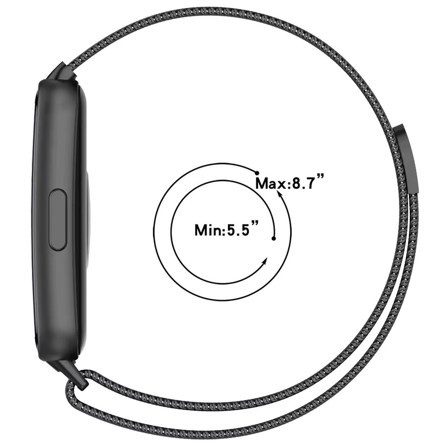 Huawei Uhrenarmband Milanaise, Schwarz, Unisex - Bild 3