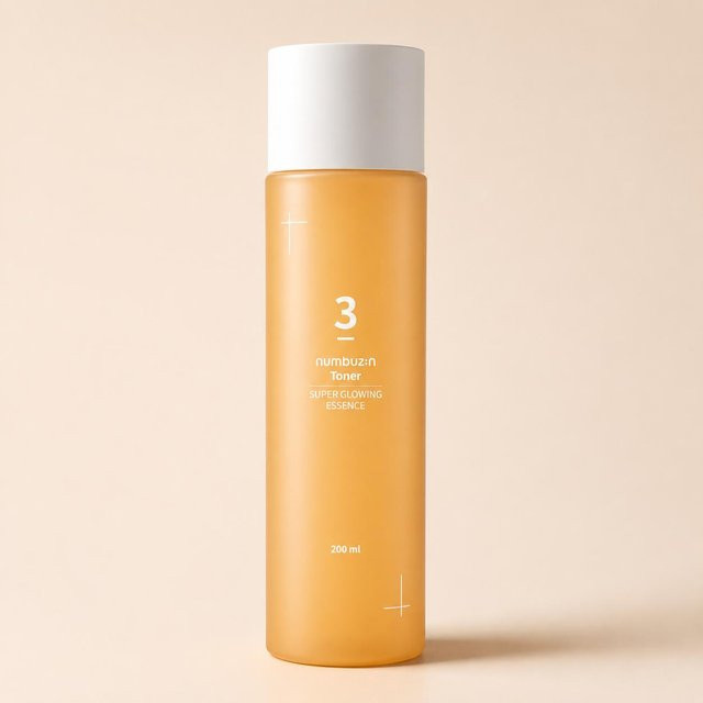 Numbuzin Nr. 3 Super Glowing Essence Toner, 200 ml, für trockene Haut - Bild 1