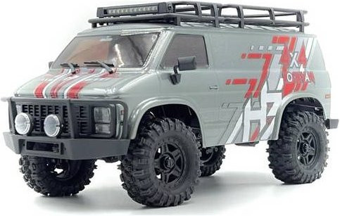Hobby Plus Crawler CR18P EVO-V2 Rock Van, RC Modellauto, 1:18, grau - Bild 1
