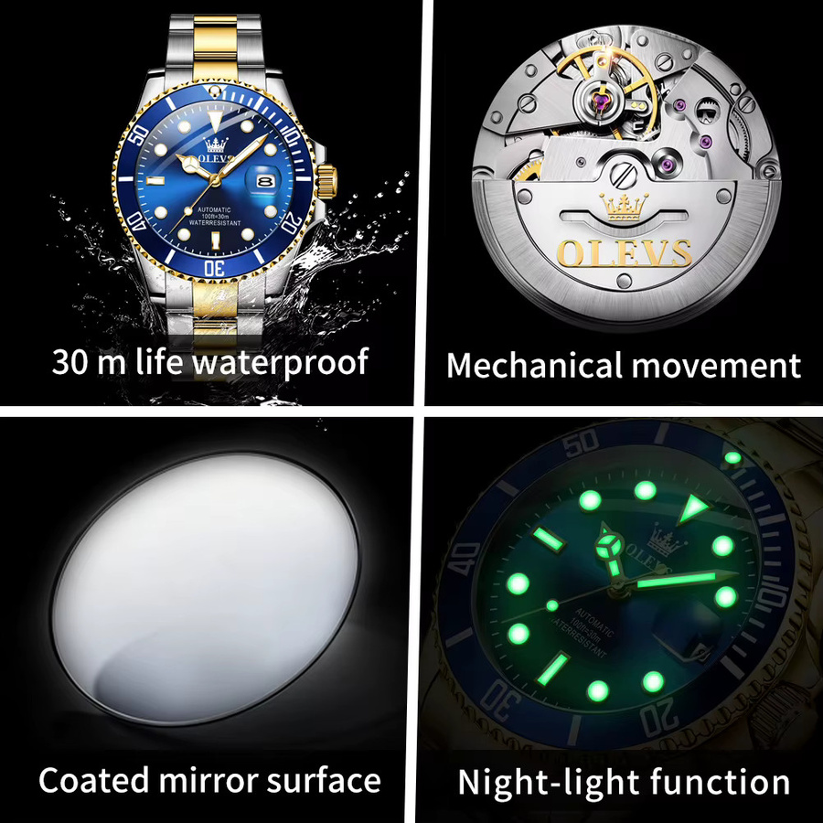 OLEVS Armbanduhr, Automatik, Herren - Bild 5
