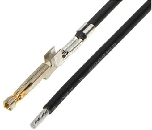 Molex Crimpkontakt mit Litze 217471-1204 Bulk in Schwarz, Gold und Silber - Bild 1