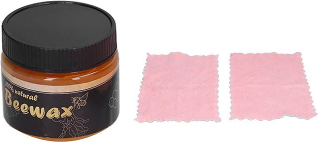 CosyHome Bienenwachs-Politur für Holzmöbel, wasserabweisend und ungiftig, Pink, Satin-Glanz - Bild 1