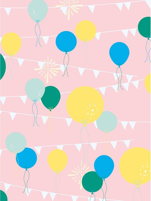 Décopatch-Papier Party in Hellrosa und Multicolor - Bild 1