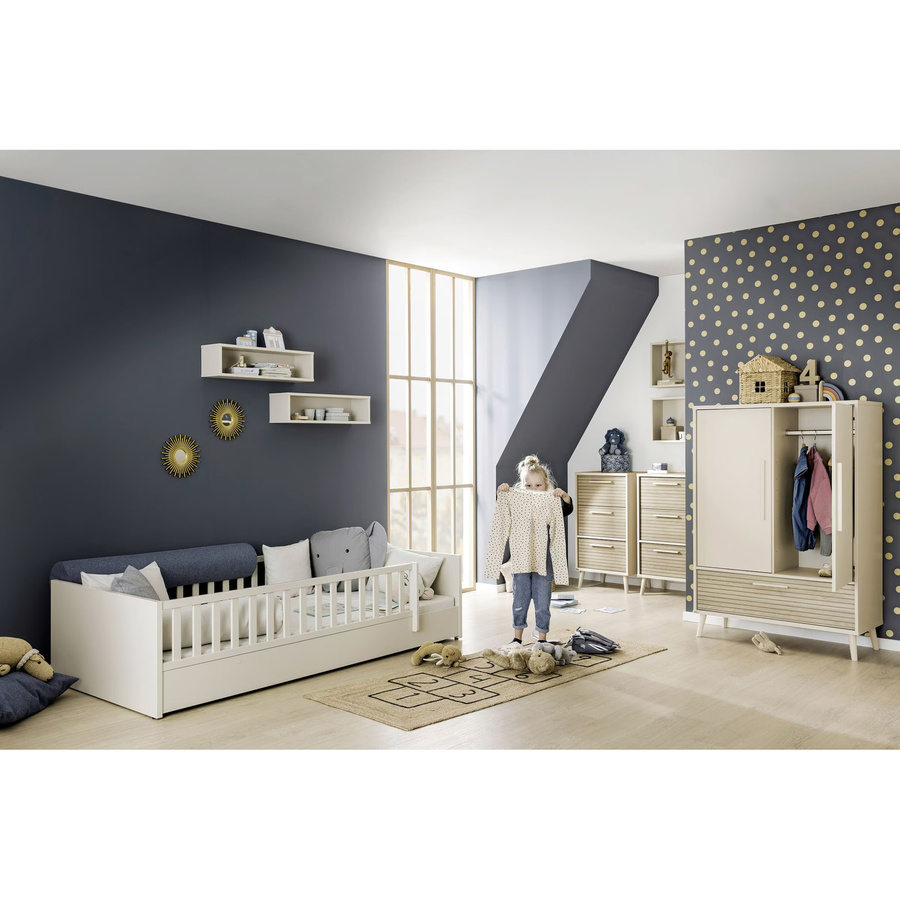 Paidi Bodenbett Little Flo Kinderbett in Weiß B/T/H: 140 x 200 cm - Bild 2