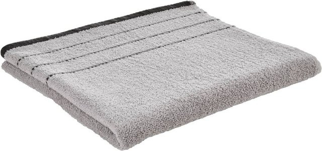 POCOline Duschtuch NEO Silber aus Baumwolle mit B/L: 80 x 150 cm - Bild 1