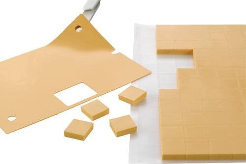 Kerafol SOFTTHERM 86/225 Wärmeleitfolie in Beige, B: 210 mm, T: 147 mm, H: 5 mm, 2 W/mK - Bild 1