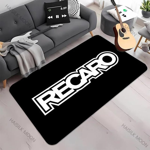 Karpetti Teppich mit R-Recaro Logo Druck in Schwarz, B/T: 60 x 40 cm - Bild 1