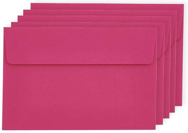 Rico Design Paper Poetry Luxury Umschläge C7 in Fuchsia - Bild 1