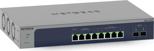 Netgear MS510TXM Smart Managed L3 Lite Netzwerk-Switch mit 8 Ports und 10GBase-T sowie 10 Gigabit SFP+ Uplink - Bild 1