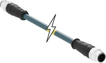 Molex 1300480328 Sensor-Aktor-Steckverbinder konfektioniert in Petrol und Grau - Bild 1