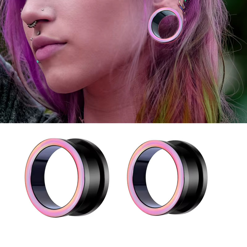 JunlowPY Ohrringe Edelstahl, Punk, Unisex - Bild 1