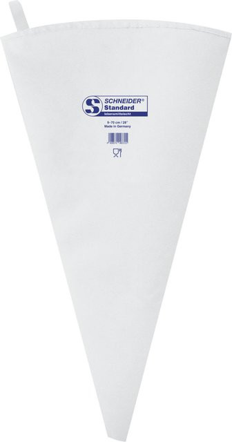 Schneider Spritzbeutel aus Baumwolle, weiß, Länge: 70 cm - Bild 1