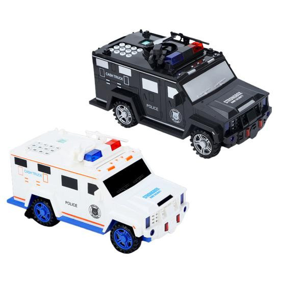 Amusedly Spardose in Hummer-Polizeiauto-Form aus Kunststoff für Kinder - Bild 6