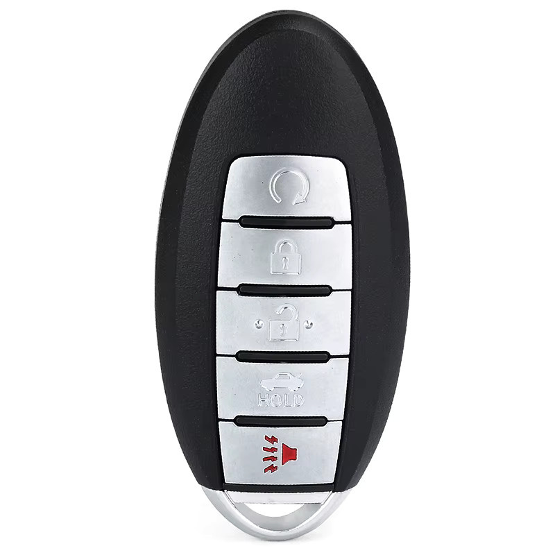 KEYECU ID46 Chip Schlüsselloser Fernbedienungsschlüssel für Nissan Armada Patrol und Infiniti JX35 QX80, 433,92MHz, Schwarz - Bild 2