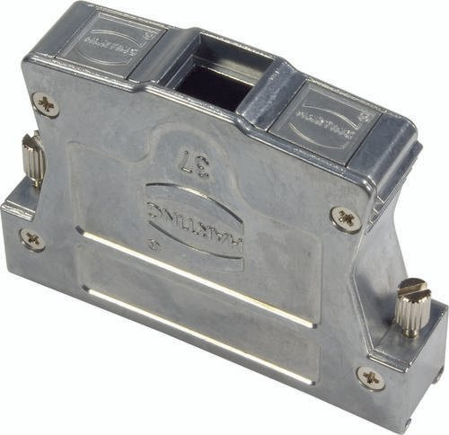 HARTING Schalengehäuse aus Zinkdruckguss in Silber, Artikelnummer 61 03 001 0118 - Bild 1