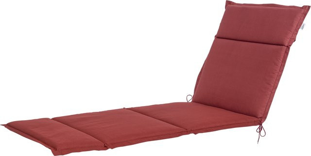 LIVARNO Polsterauflage Houston Liege mit Stehsaum 4 cm in Rot - Bild 1