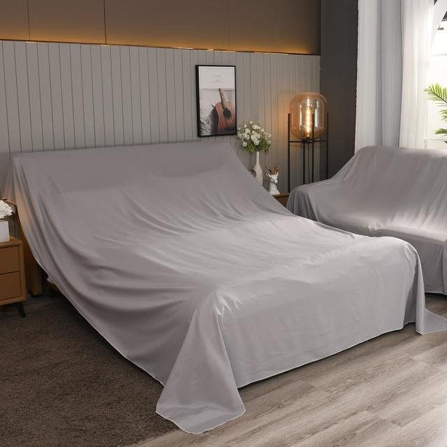 Staubschutz Abdeckung in Grau für Möbel, Elektrogeräte und Dekoration, B: 120 cm, H: 100 cm - Bild 1