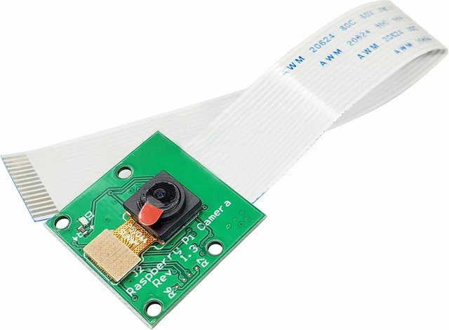 UICPAL Kameramodul für Raspberry Pi 3 Modell B+ 3B 4B mit Autofokus, HD 5MP 1080P, OV5647 Sensor, Grün - Bild 1