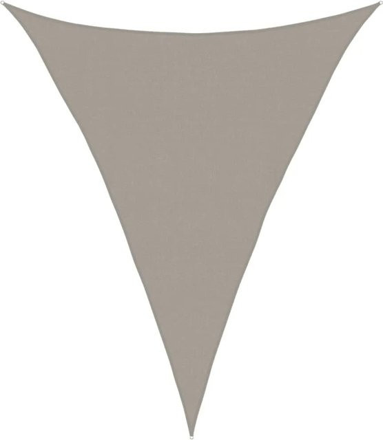 vidaXL Sonnensegel Dreieckig aus HDPE in Hellgrau B/T/H: 4 x 5 x 5 m - Bild 1