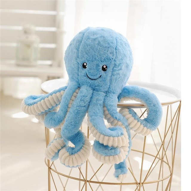 BC Pet Supplies Riesen-Oktopus Plüschtier, Blau, Meerestiere - Bild 1