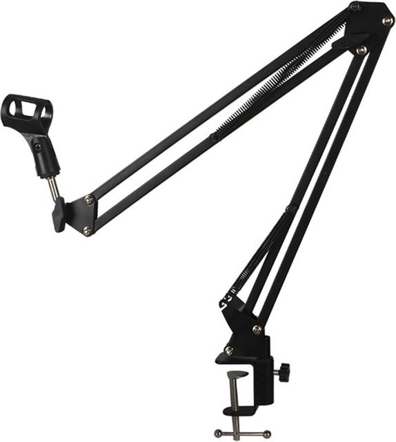 NB-35 Desktop-Mikrofonarmhalter mit Spinne-Shockmount für BM800 und universelle Mikrofone, Schwarz - Bild 1