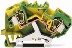 WAGO Schutzleiterklemme 0,2-10qmm grün/gelb 784-607 - Bild 1