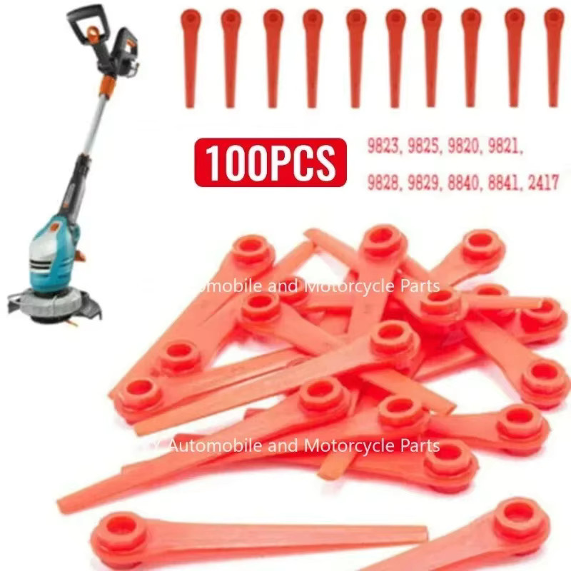 100 Stück Gardena Ersatz-Trimmerklingen aus Kunststoff für Grasschneider EasyCut Li-18/23 R und Modelle 9823, 9825 - Bild 3