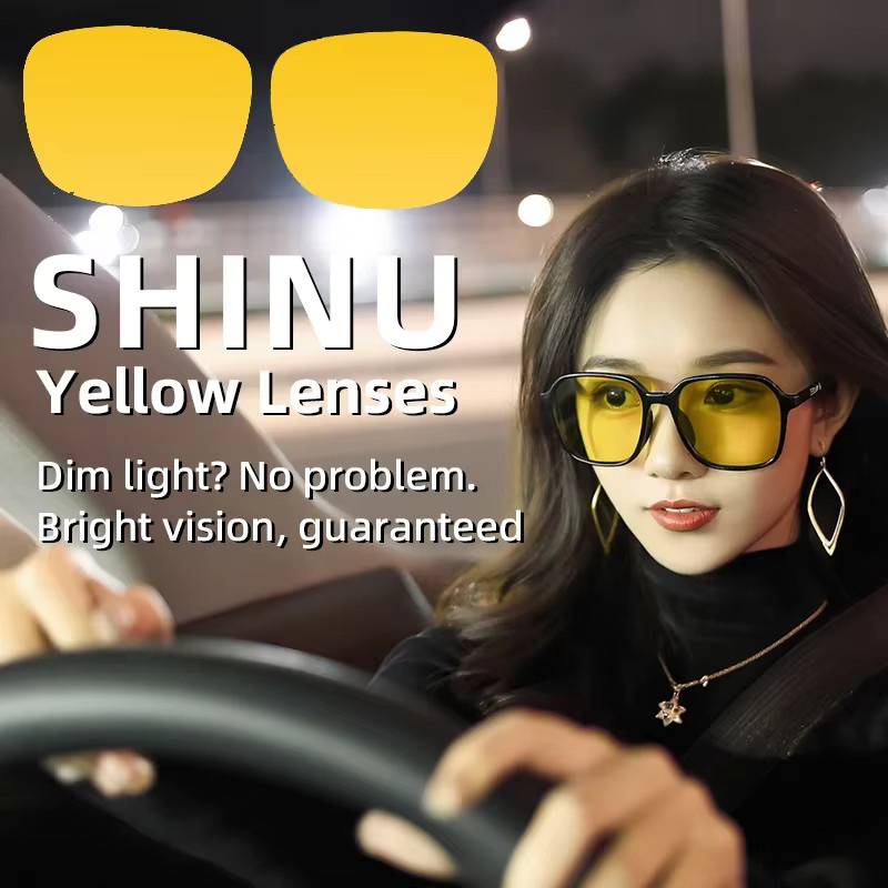 SHINU Korrektionsbrille, Quadratisch, Vollrand, Kunststoff, Herren - Bild 3