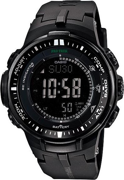 Casio Armbanduhr, Quarz, Resin, Schwarz, Herren, 10 ATM - Bild 1