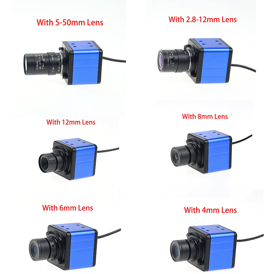 GXIVISION HD 4K USB-Kamera mit IMX415 8MP Sensor, 3840x2160 25FPS, Blau, Plug-and-Play für industrielle Bildverarbeitung - Bild 2