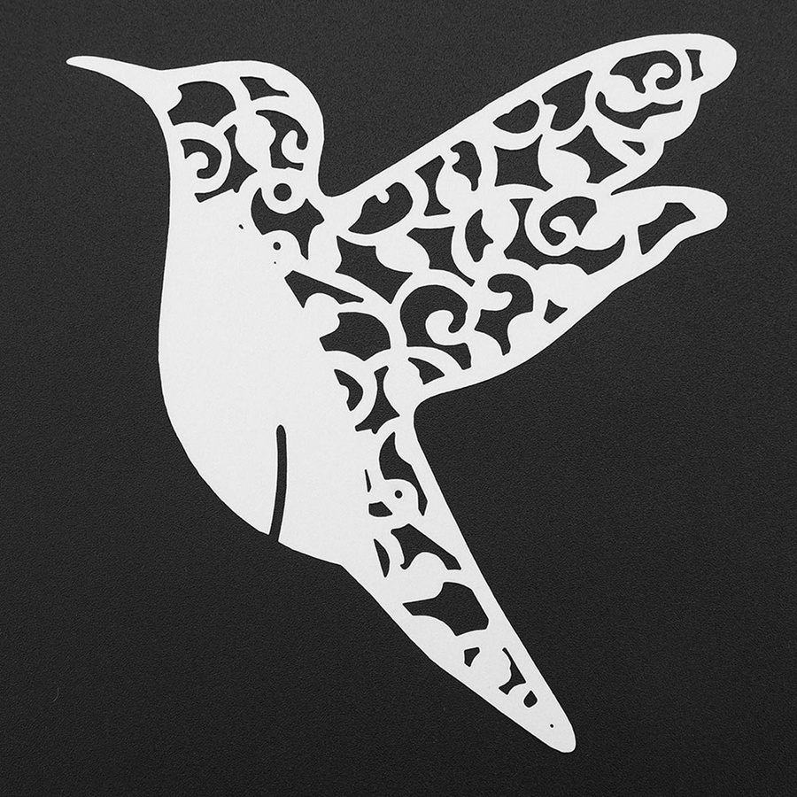 KaiSai 50 Stück Platzkarten in Vogelform für Hochzeit und Tischdekoration, Weiß - Bild 3