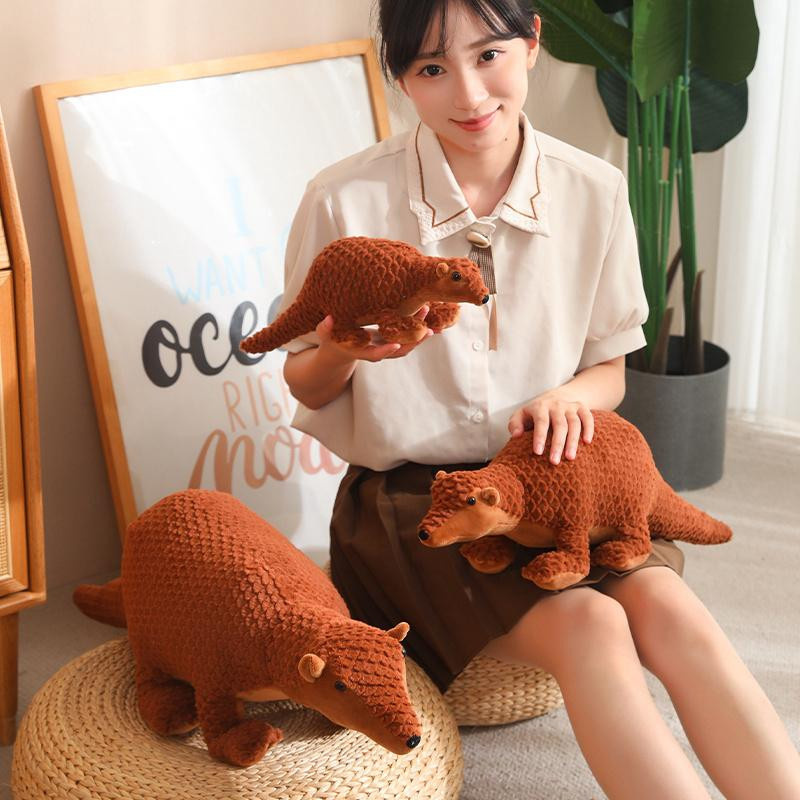 GDzaccly Pangolin Plüschpuppen Tiere Spielzeug 70 cm - Bild 3