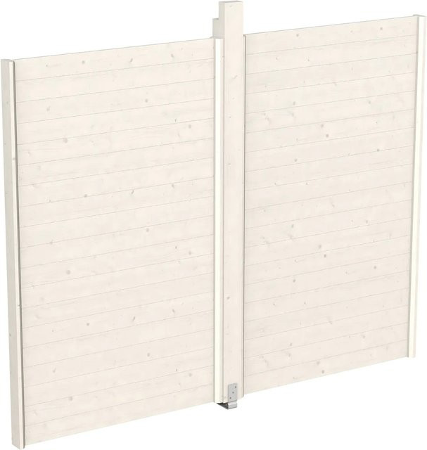 Skan Holz Wand für Pavillon Toulouse aus Fichte, Weiß, B/H: 270 x 209 cm - Bild 1