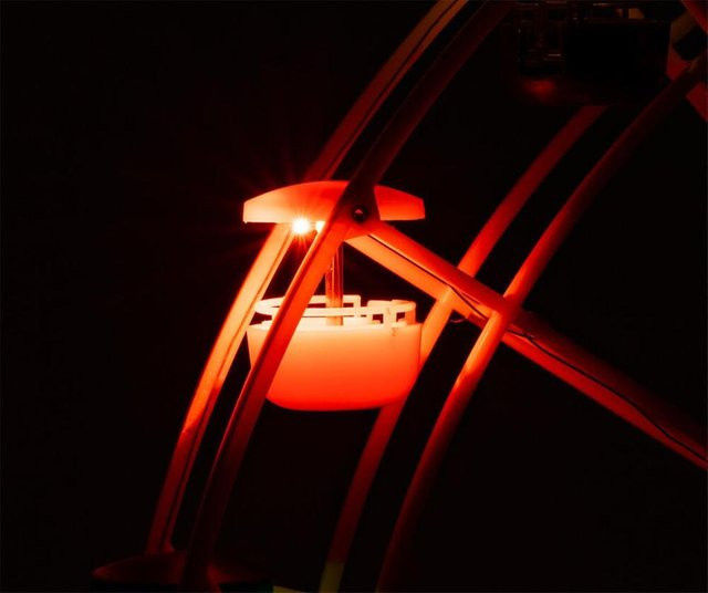 Faller Riesenrad-LED-Lichtset, Zubehör, 1:160 (Spur N), Rot - Bild 1