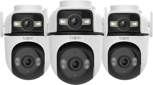 TP-Link Tapo C545D 3er-Pack WLAN und Ethernet Überwachungskamera in Weiß - Bild 1