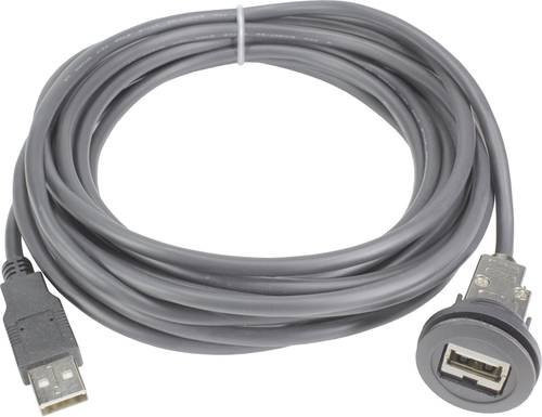 HARTING Serviceschnittstelle Steckverbinder USB-A Grau 09454521962 - Bild 1