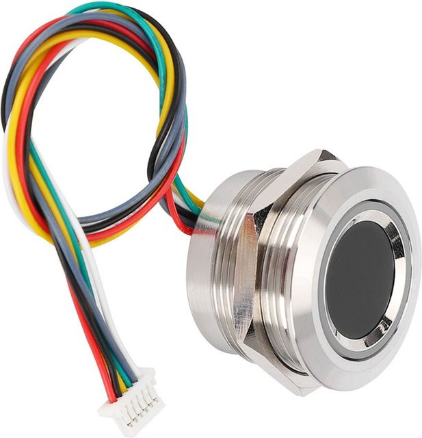 R503 Runder kapazitiver Fingerabdrucksensor mit zweifarbiger Ringanzeigeleuchte in Grau - Bild 1