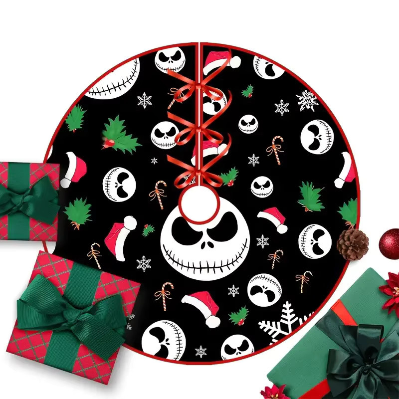 VIKAMA Weihnachtsbaum-Rock mit Horror-Motiv im Landhausstil für deine Weihnachtsdekoration - Bild 5