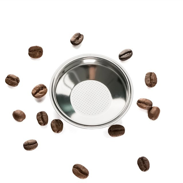 Dalinwell Wiederverwendbarer Kaffeefilter aus Edelstahl in Silber, Siebträgerkorb für perfekten Kaffeegeschmack - Bild 1