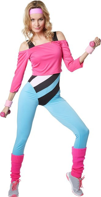 tectake Frauenkostüm Aerobic-Star - Bild 1