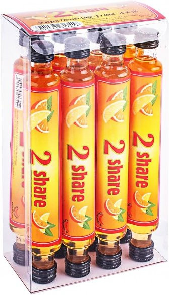 Krugmann Orangen-Zitronenlikör, 8 x 0,04 l - Bild 1