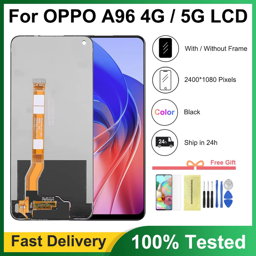 OPPO A96 CPH2333 LCD Display mit Touchscreen Digitizer Montage und Rahmen in Schwarz für die Telefon Reparatur - Bild 3