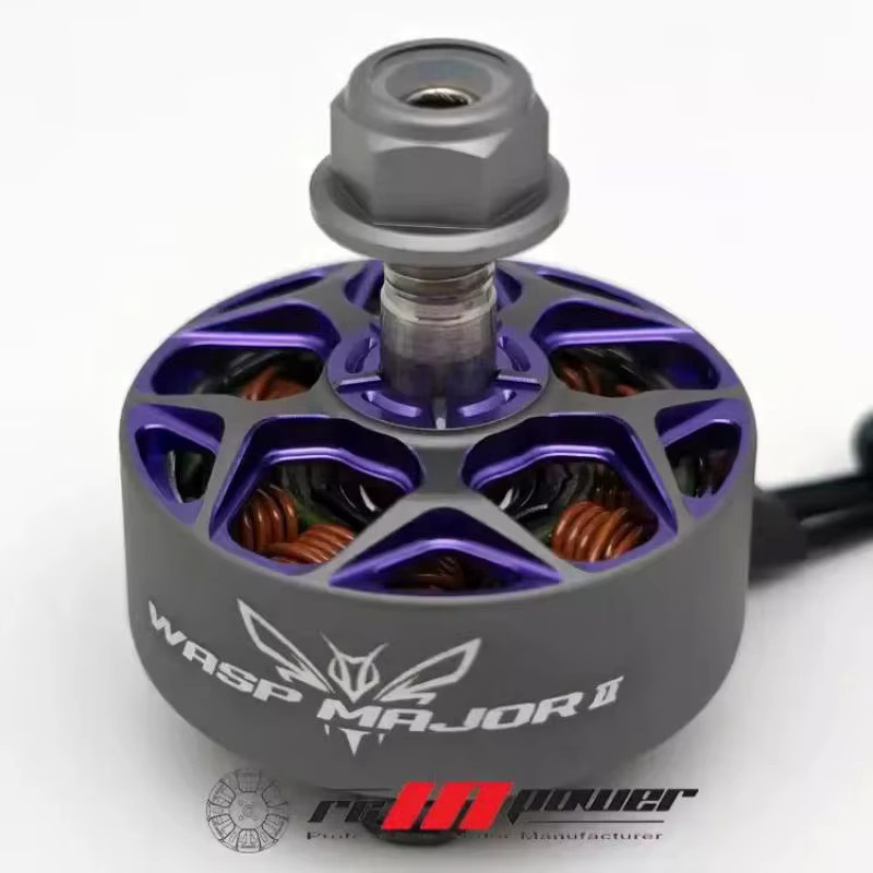 Rcinpower Wasp Major V2 Motor 2100KV in Purple für FPV Racing Freestyle RC Multicopter - Bild 2