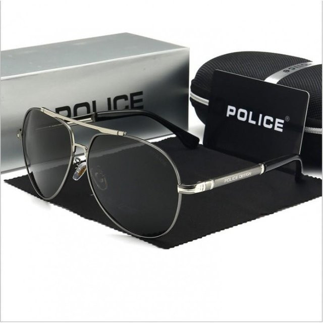 Fengfx Sonnenbrille Aviator, Metall, Vollrand, Silber, Herren - Bild 1