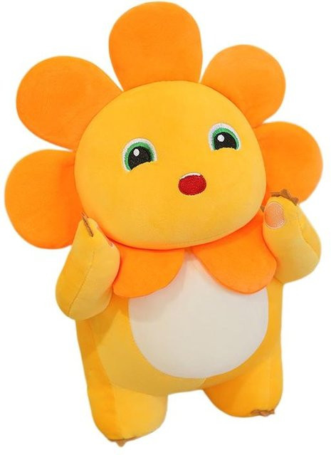 Binchi Fitness Dinosaurier Plüschtier, Gelb, 35cm, ab 14 Jahre - Bild 1