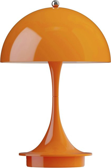 Louis Poulsen Panthella 160 Portable V3 Tischleuchte Orange dimmbar mit Akku - Bild 1