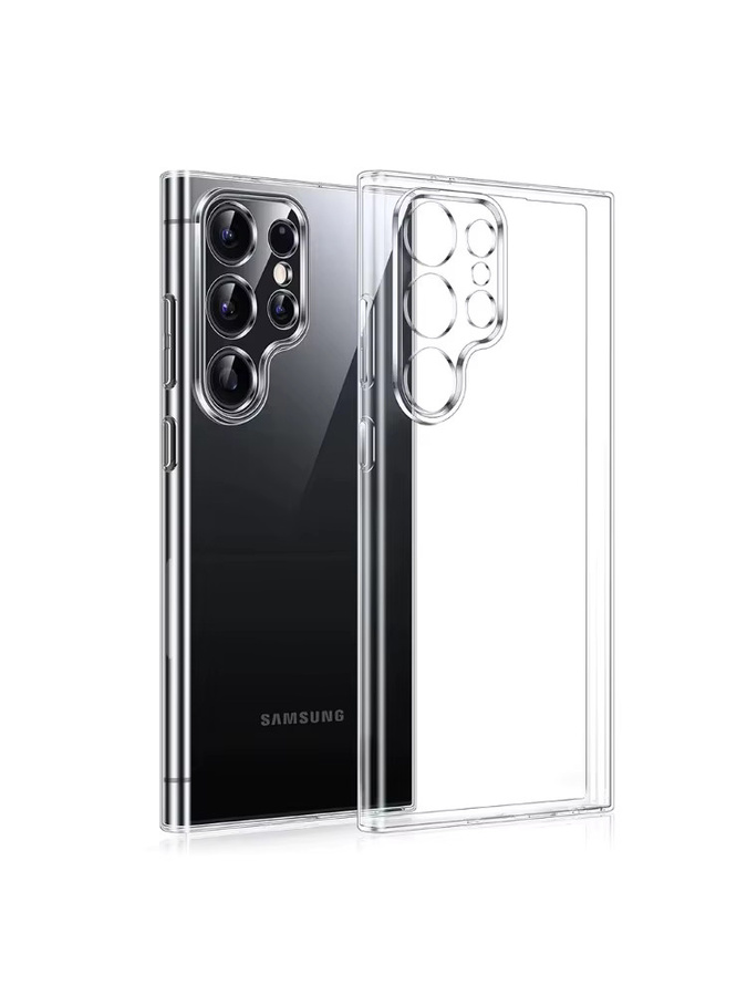 Transparente stoßfeste Silikon-Handyhülle mit Vollkamera-Schutz für Samsung Galaxy S25 S24 S23 S22 S21 S20 Ultra Plus FE - Bild 6